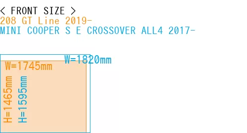 #208 GT Line 2019- + MINI COOPER S E CROSSOVER ALL4 2017-
